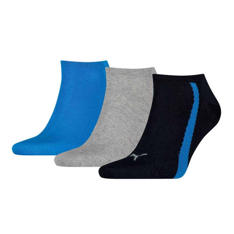 3 Paar Puma Lifestyle Sneaker Socken Gr. 35 - 46 Unisex Kurzsocke Füßlinge von Puma