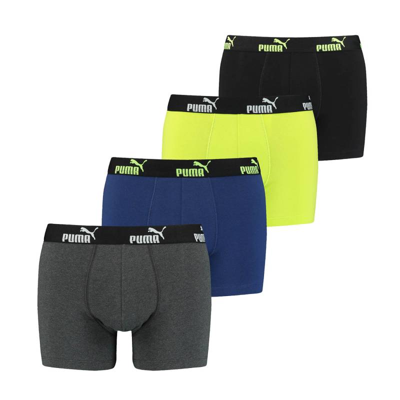 4 er Pack Puma Boxer Boxershorts Herren Unterwäsche sportliche Retro Pants von Puma