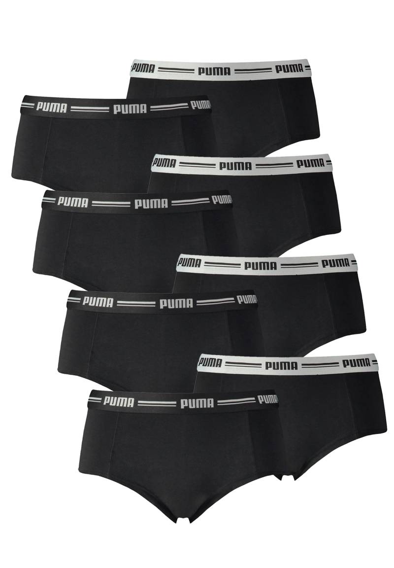 8er Pack Puma Iconic Mini Short Damen Panty Slip Shorty Unterwäsche Unterhose von Puma