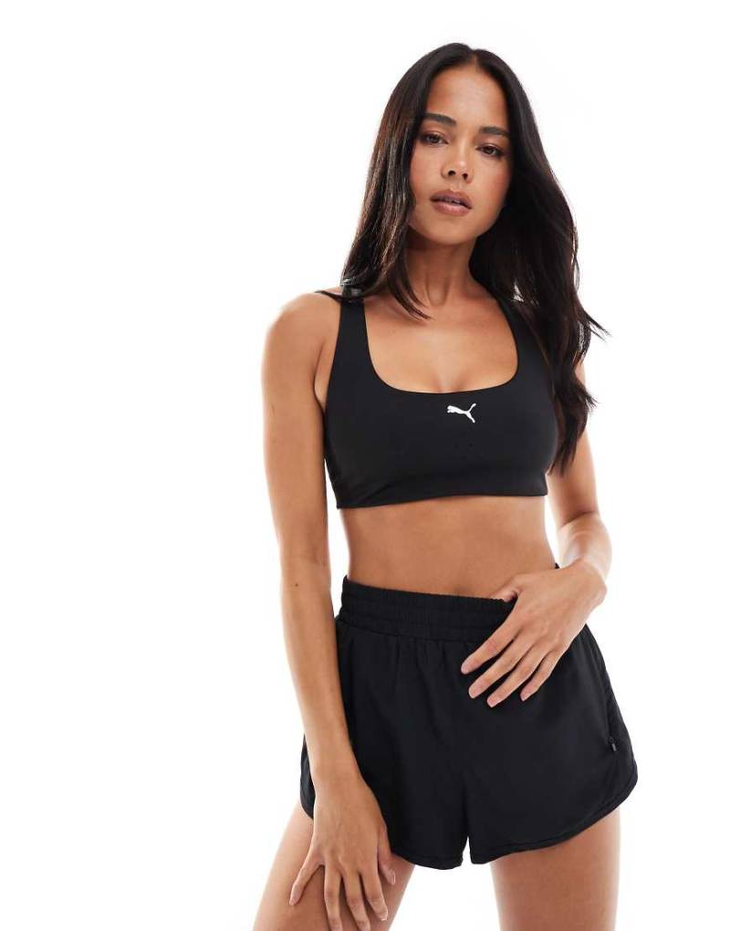 PUMA - 4keeps Athlete - Sport-BH in Schwarz von Puma