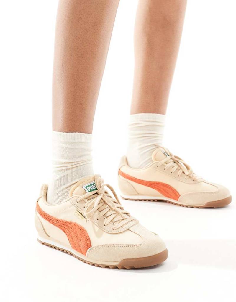 PUMA - Arizona - Sneaker in Beige und gebranntem Orange-Neutral von Puma