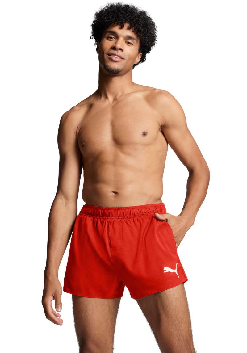 PUMA Badeshorts "PUMA SWIM MEN SHORT SHORTS 1P", mit Seitentaschen von Puma