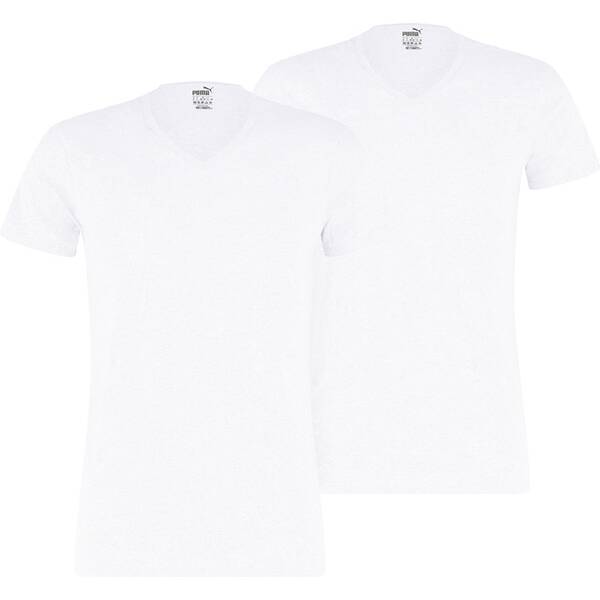 PUMA Basic Herren V-Ausschnitt T-Shirt 2er-Pack von Puma