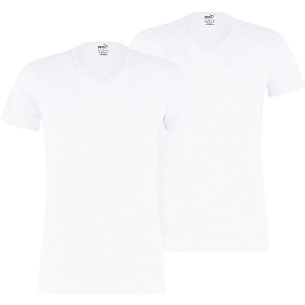 PUMA Basic Herren V-Ausschnitt T-Shirt 2er-Pack von Puma