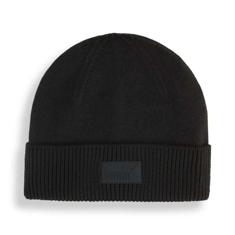 PUMA Beanie "Essentials Elevated Rubber Patch Beanie Erwachsene" von Puma