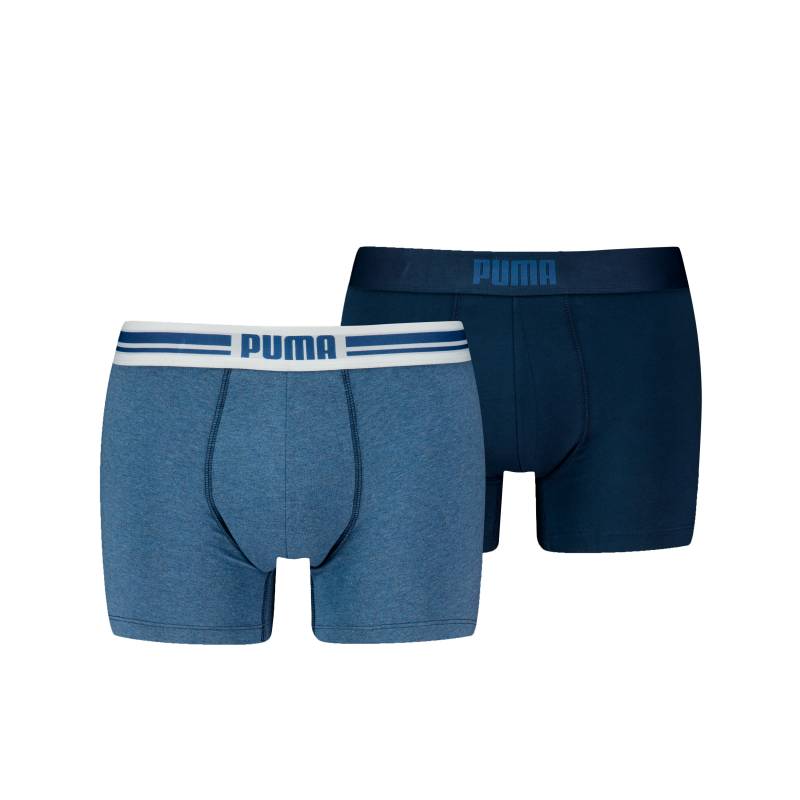 PUMA Boxer "PUMA MEN EVERYDAY PLACED LOGO BOXERS 2P" Packung, 2er-Pack, mit Logo Webbund von Puma