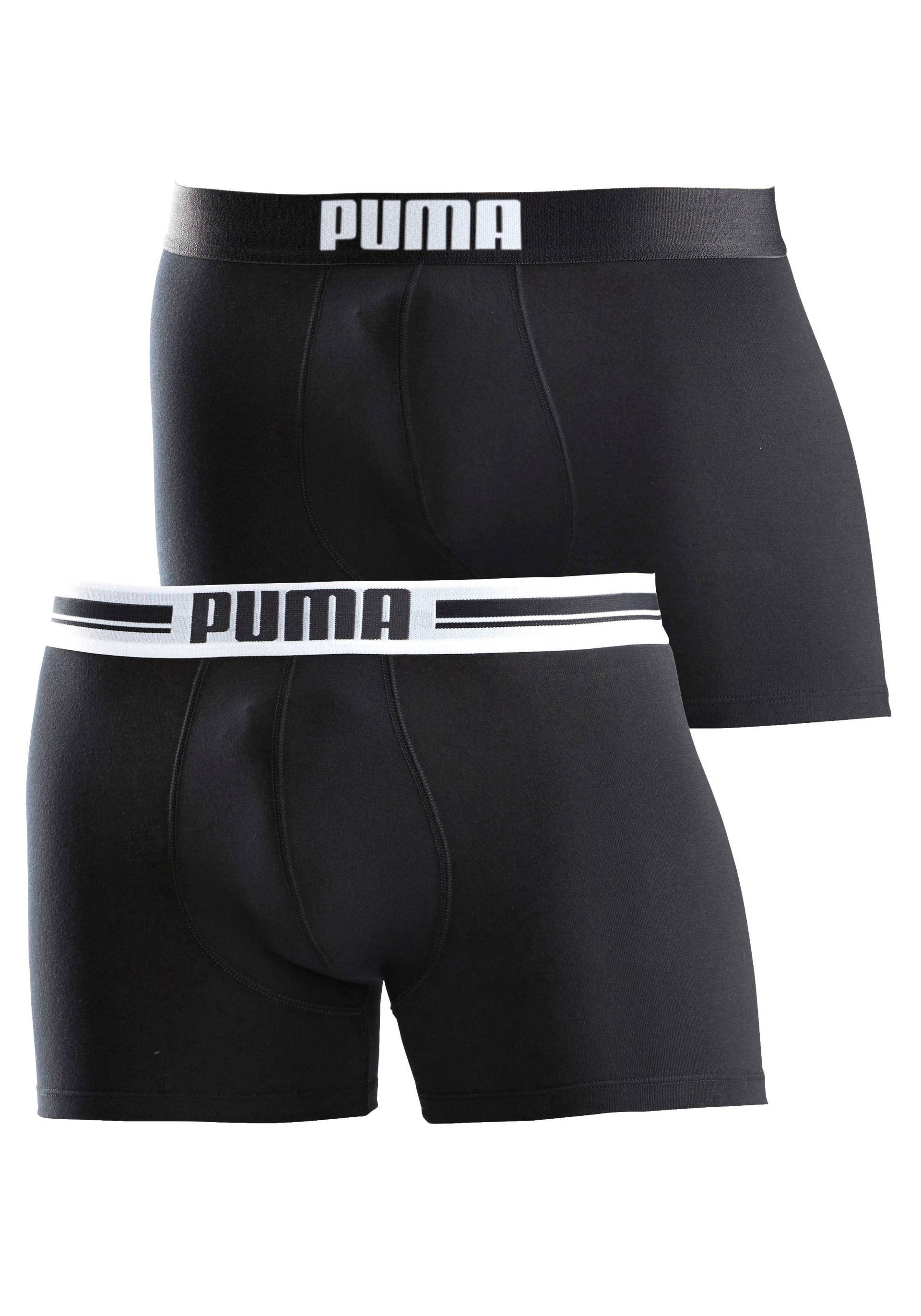PUMA Boxer "PUMA MEN EVERYDAY PLACED LOGO BOXERS 2P" Packung, 2er-Pack, mit Logo Webbund von Puma
