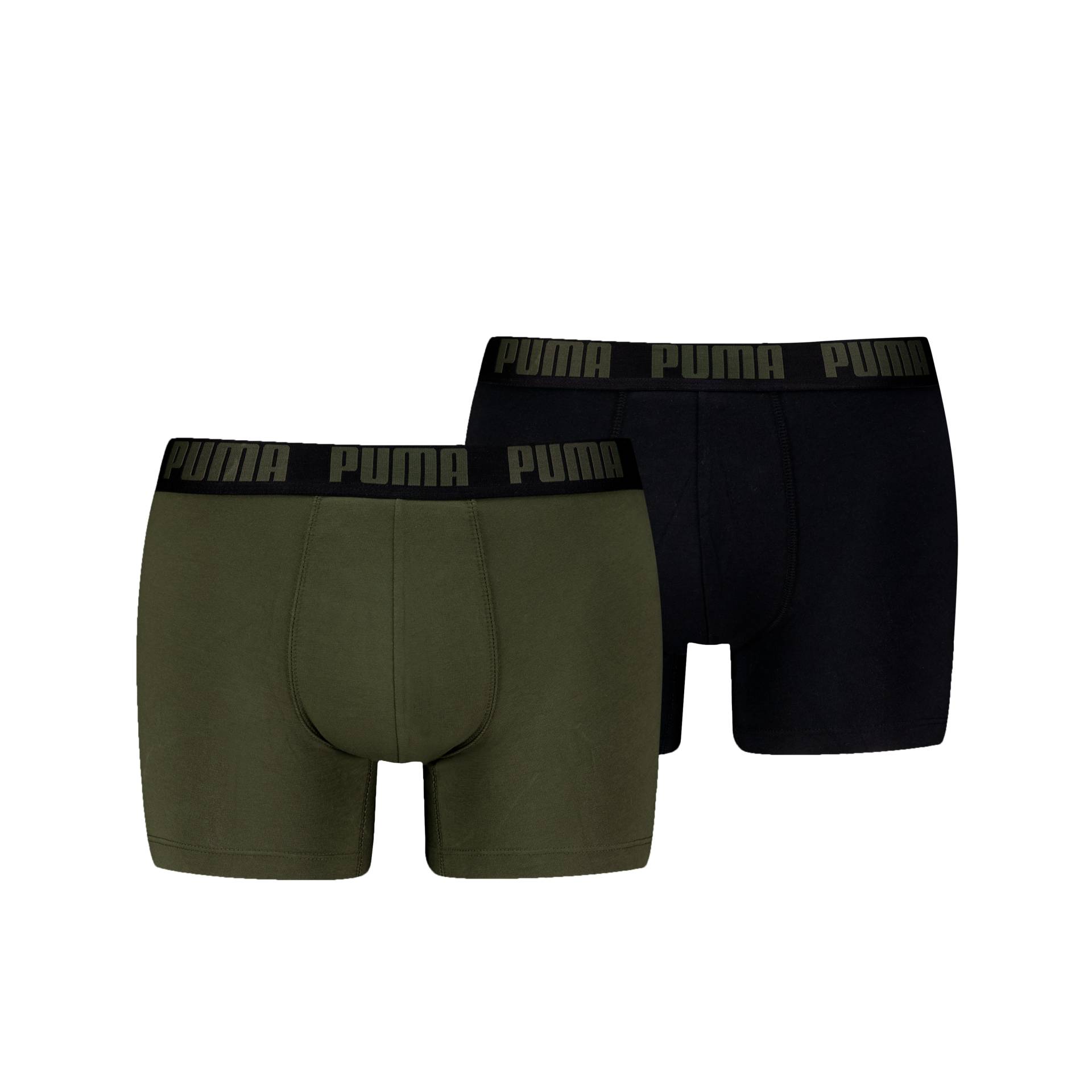 PUMA Boxershorts "PUMA MEN EVERYDAY BASIC BOXERS 2P", (2er Pack), mit Logobund von Puma