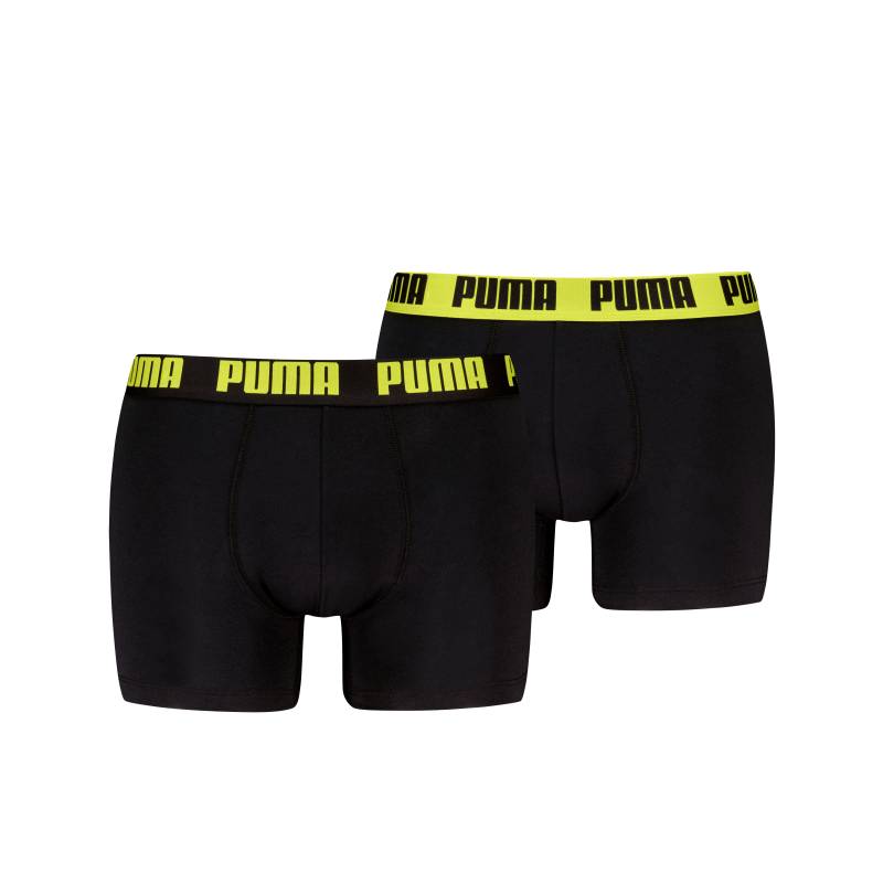 PUMA Boxershorts "PUMA MEN EVERYDAY BASIC BOXERS 2P", (2er Pack), mit Logobund von Puma