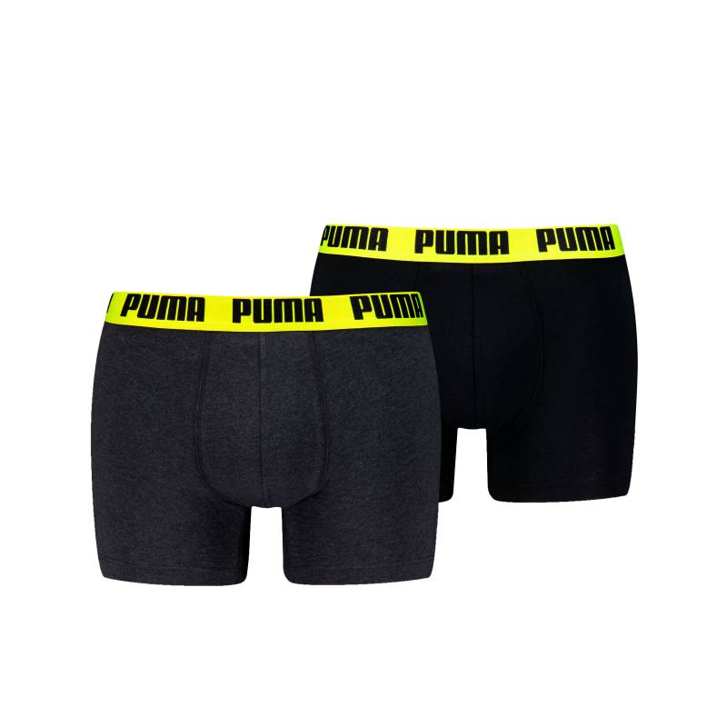 PUMA Boxershorts "PUMA MEN EVERYDAY BASIC BOXERS 2P", (2er Pack), mit Logobund von Puma
