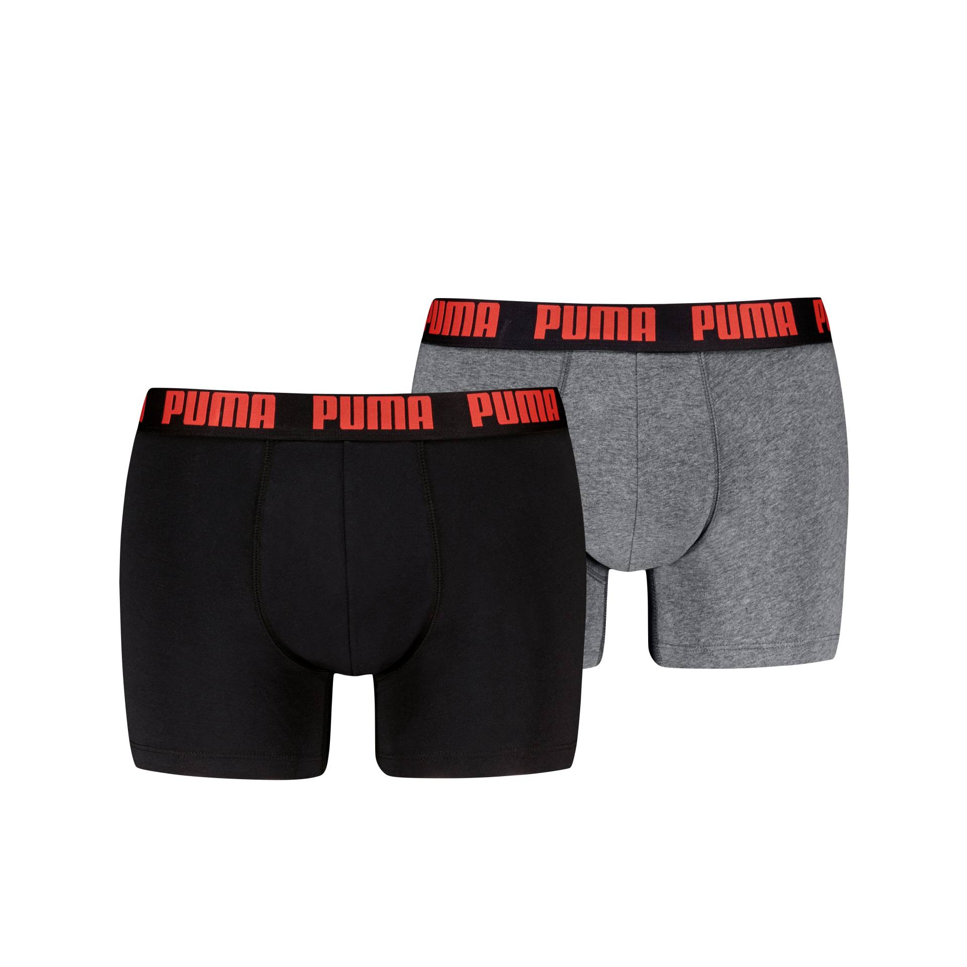 PUMA Boxershorts "PUMA MEN EVERYDAY BASIC BOXERS 2P", (2er Pack), mit Logobund von Puma