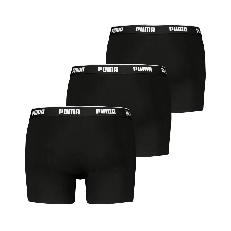 PUMA Boxershorts "PUMA MEN EVERYDAY BASIC BOXERS 3P" 3er Pack, Komfortabler elastischer Logobund von Puma