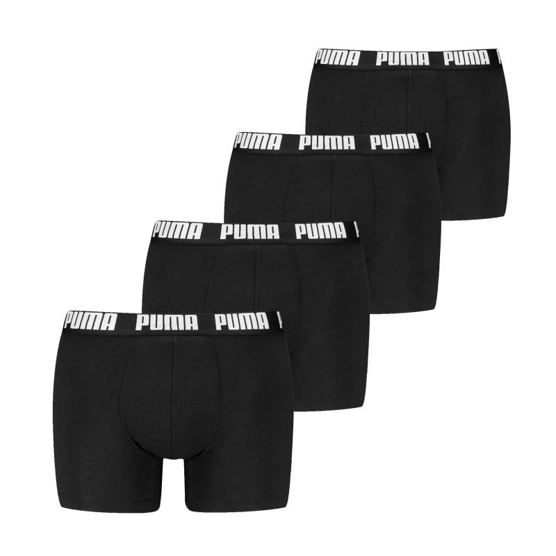 PUMA Boxershorts "PUMA MEN EVERYDAY BOXER 4P ECOM", 4er Packer Packung, mit breitem Logo-Webbund von Puma