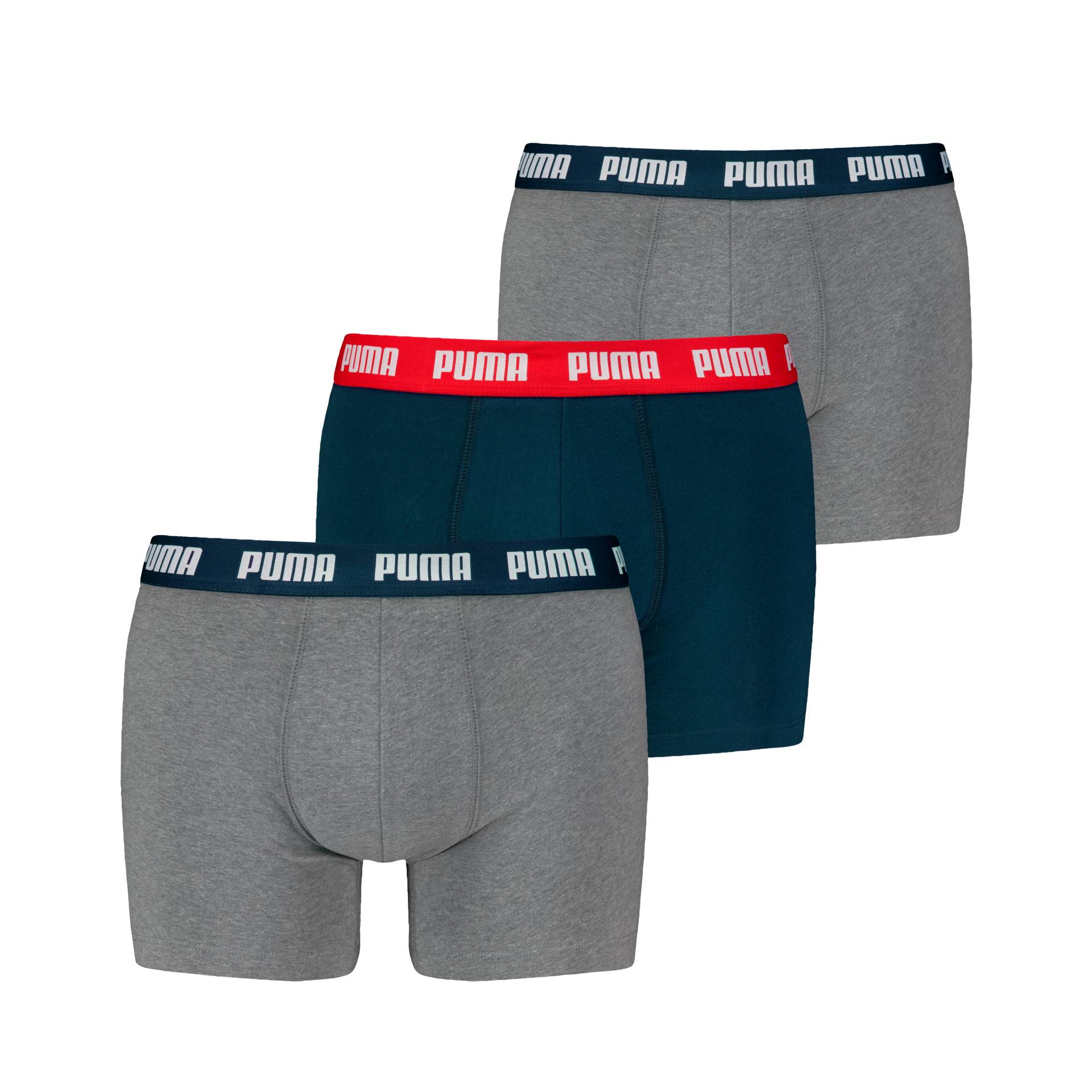 PUMA Boxershorts "PUMA MEN EVERYDAY BOXERS 3P", mit Komfortbund von Puma