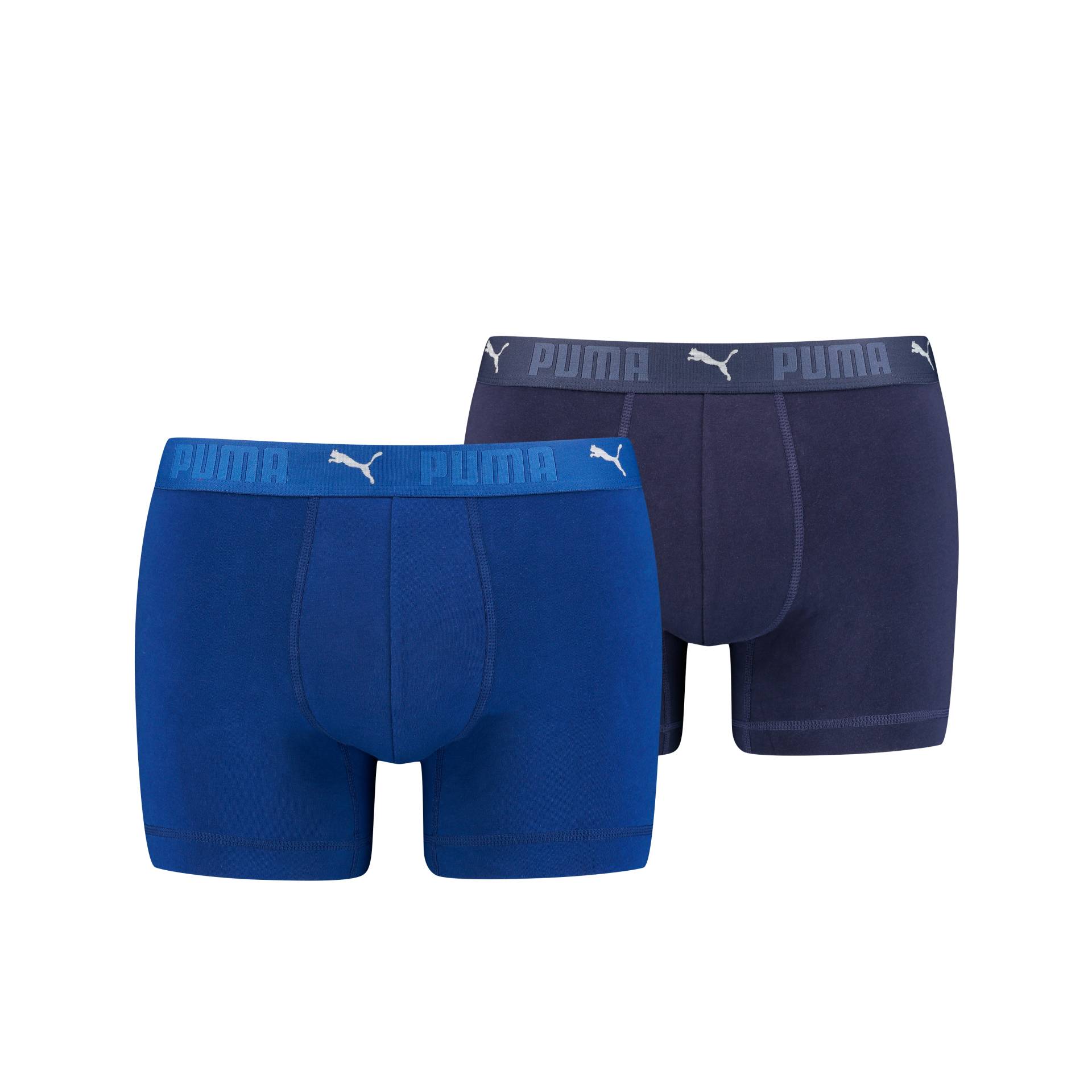 PUMA Boxershorts "PUMA MEN SPORT COTTON BOXERS 2P" Packung, 2er Pack, mit Markenschriftzug im Bund von Puma
