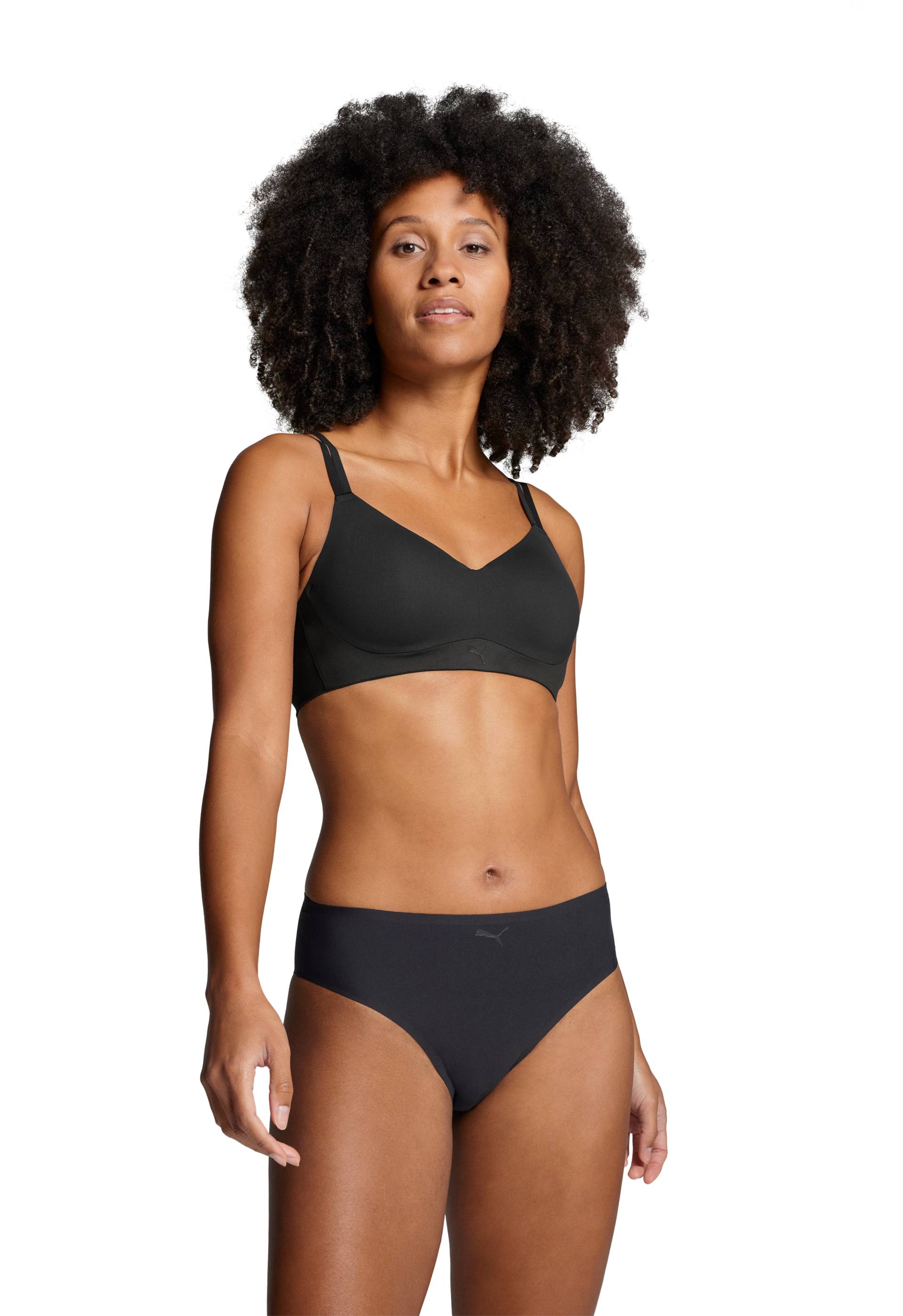 PUMA Bügelloser BH "PUMA WOMEN MEDIUM SUPPORT ACTIVE BRA 1P" mit Soft-Touch Trägern, atmungsaktiv, vorgeformte Cups von Puma