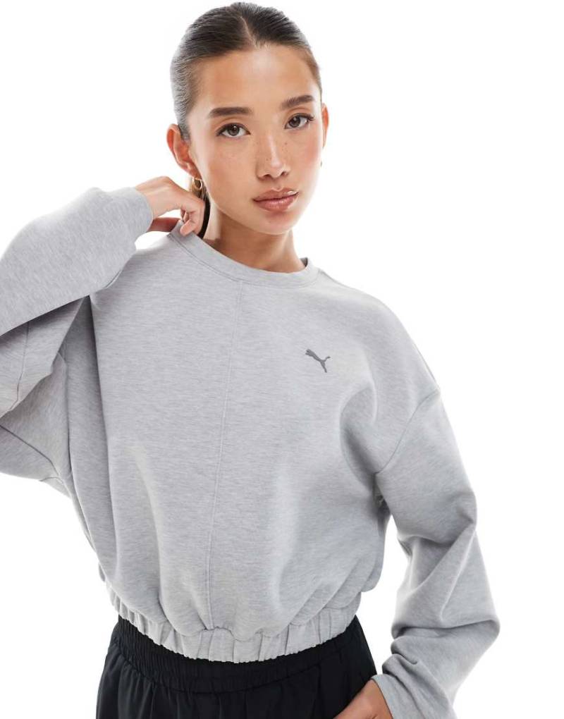 PUMA - Cloudspun - Trainings-Sweatshirt in Grau von Puma
