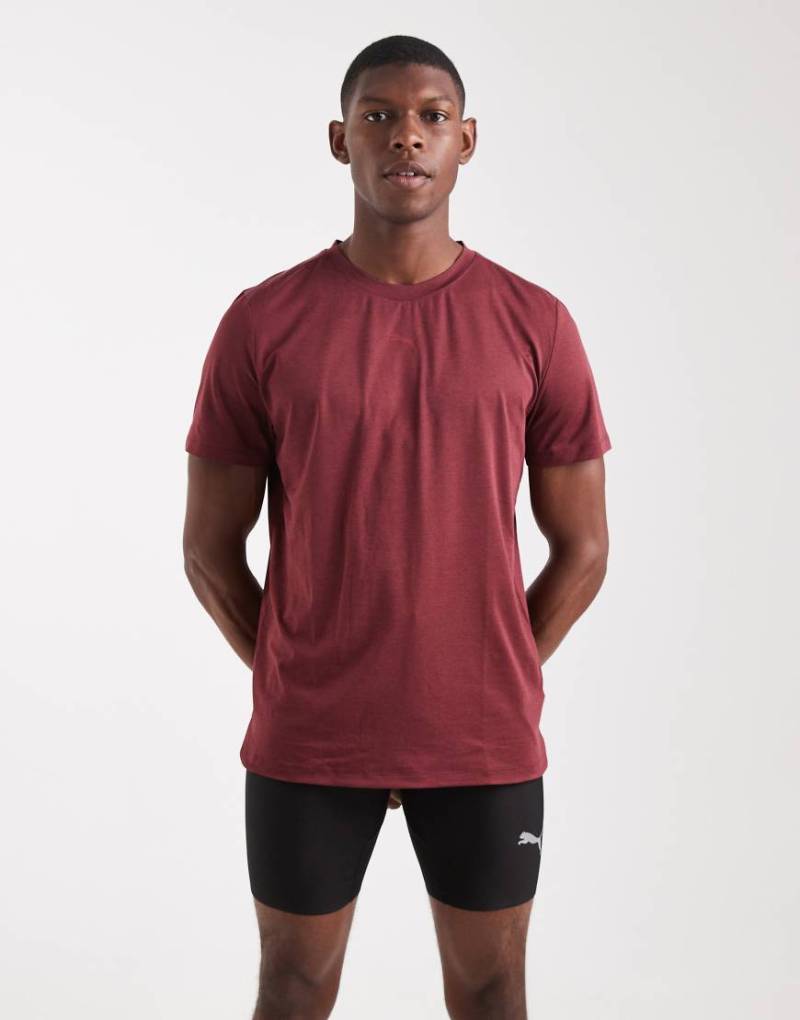 PUMA - Cloudspun - T-Shirt in Burgunderrot von Puma