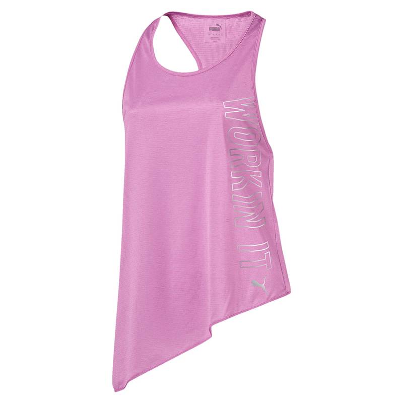 PUMA Damen A.C.E. Slogan Tank Top Trainingsshirt Dry Cell Violett 516976 von Puma