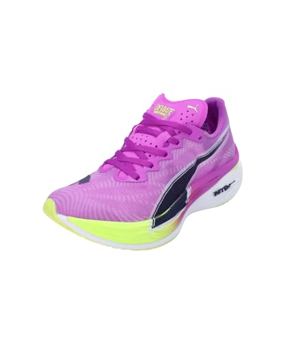 PUMA Damen Deviate Nitro Elite 3 Laufschuhe Wettkampfschuh Pure Magenta-Yellow Alert - Lila 40,5 von Puma