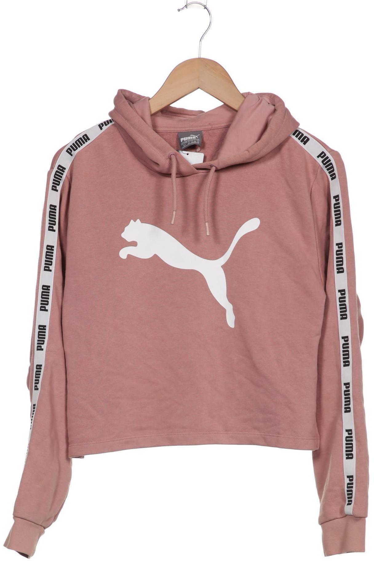 PUMA Damen Kapuzenpullover, pink von Puma