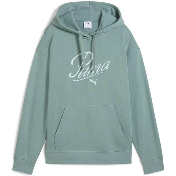 PUMA Damen Kapuzensweat ESS SCRIPT Comfort Hoodie TR von Puma