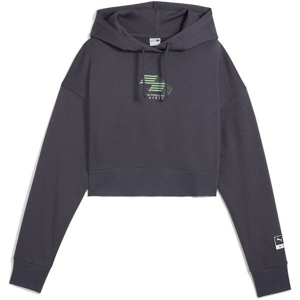PUMA Damen Kapuzensweat HYROX x Cropped Hoodi von Puma