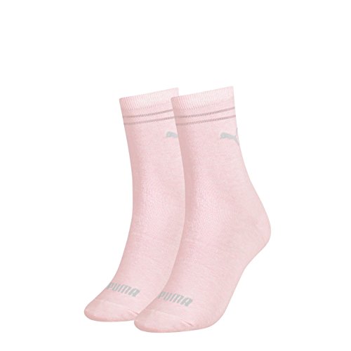 PUMA Damen New Casual Socken Classic 6er Pack, Größe:39-42, Farbe:Pink (276) von PUMA