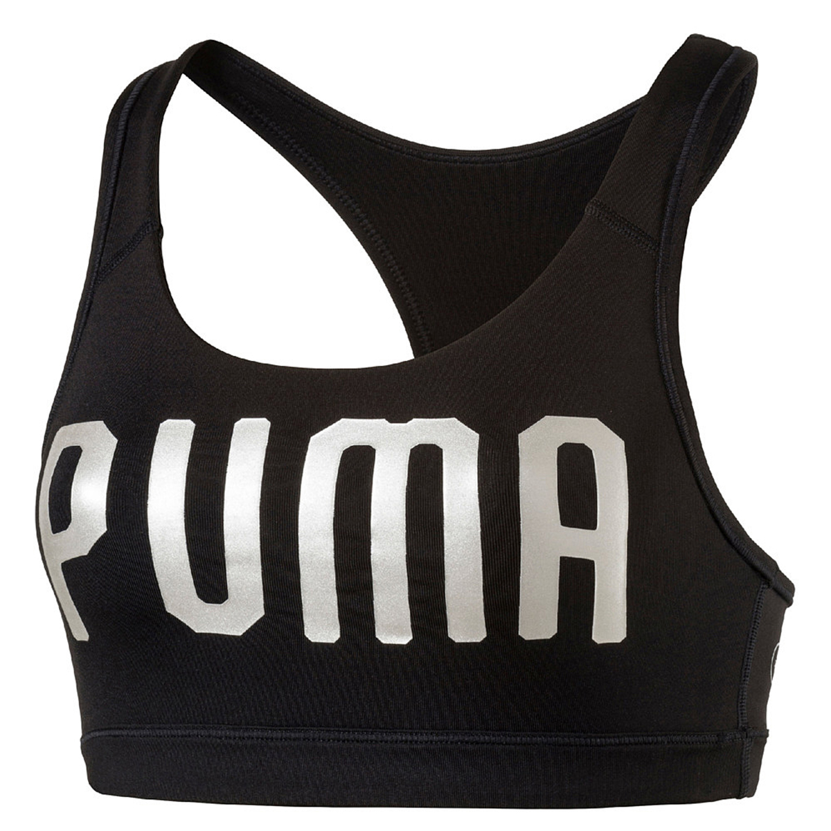 PUMA Damen Powershape Forever Logo Bustier SPORT-BH BRA Schwarz von Puma