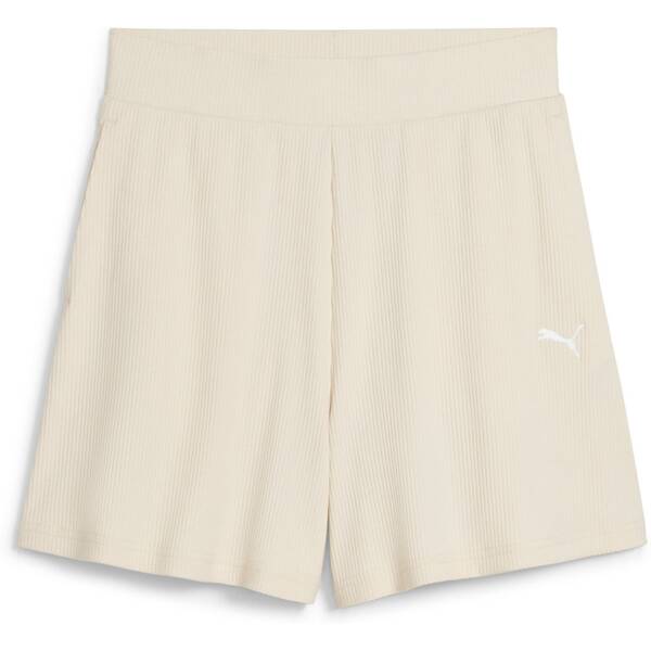 PUMA Damen Shorts ESS ELEVATED High-Rise Rib Shorts 5 von Puma