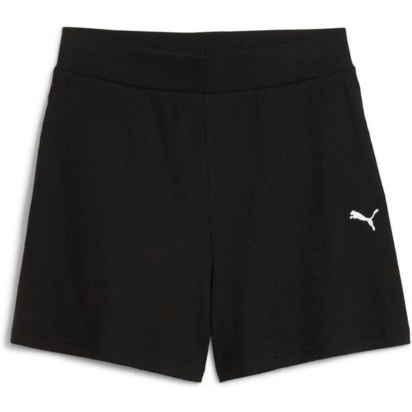 PUMA Damen Shorts ESS ELEVATED High-Rise Rib Shorts 5 von Puma