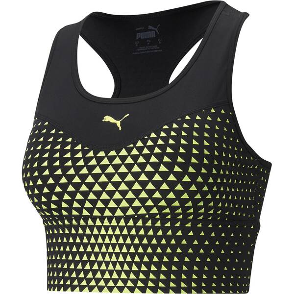 PUMA Damen Sport-BH MID IMPACT GRAPHIC LONG LINE von Puma