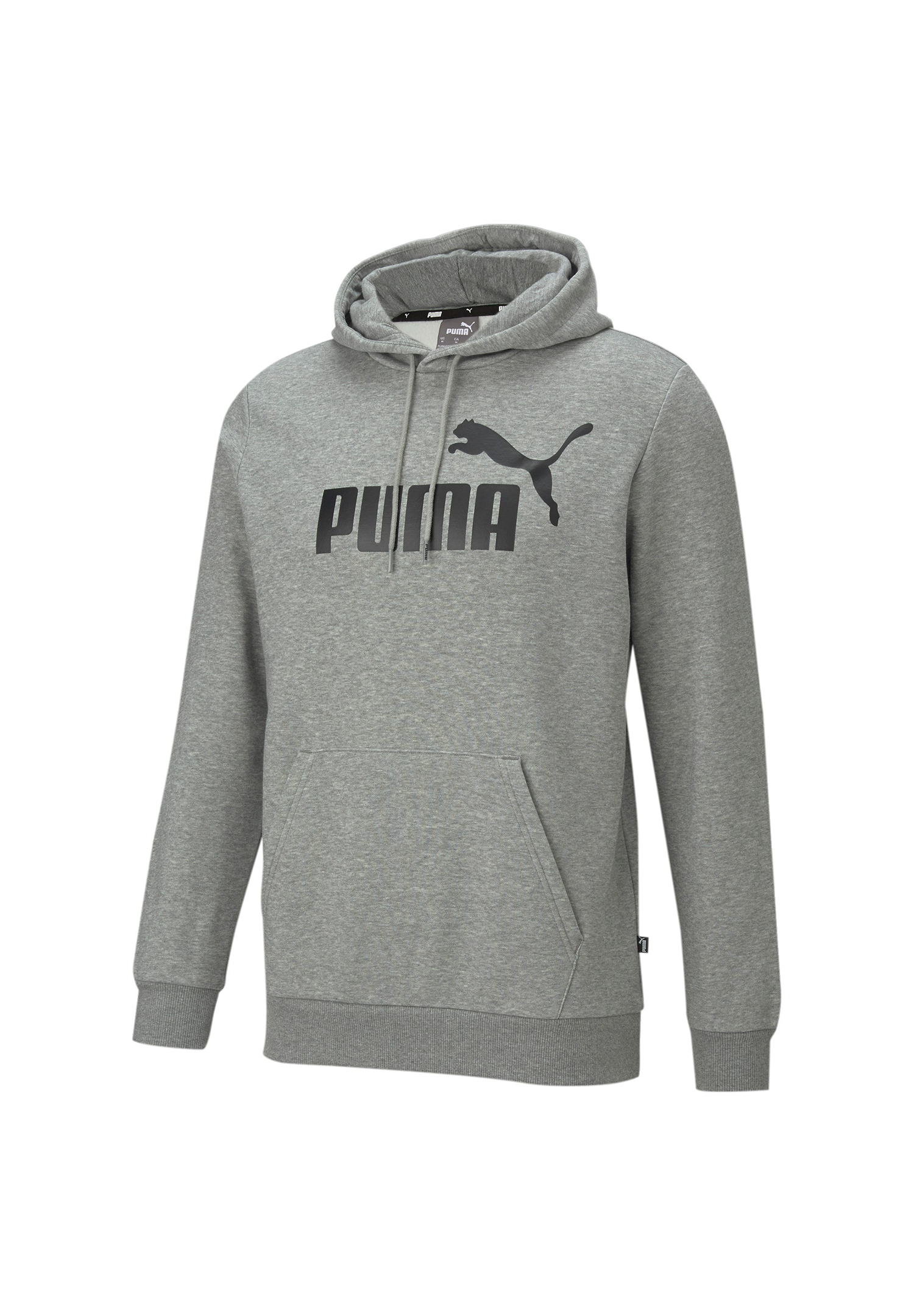 PUMA ESS Hoody FL Big Logo Herren Sweatshirt Kapuzenpullover 586686 03 grau von Puma