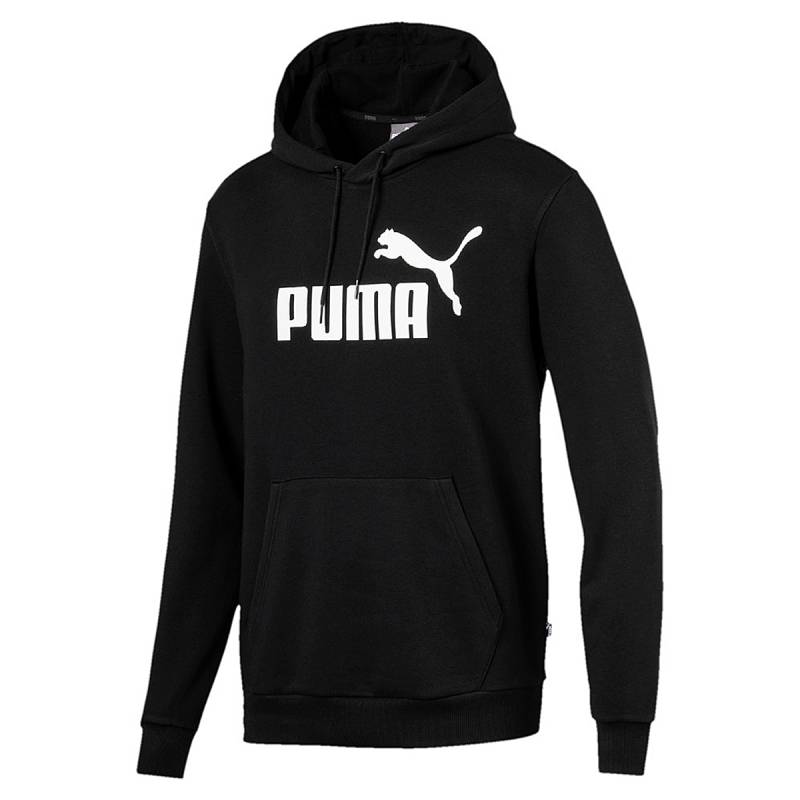 PUMA ESS Hoody TR Big Logo Herren Sweatshirt Kapuzenpullover 851745 schwarz von Puma