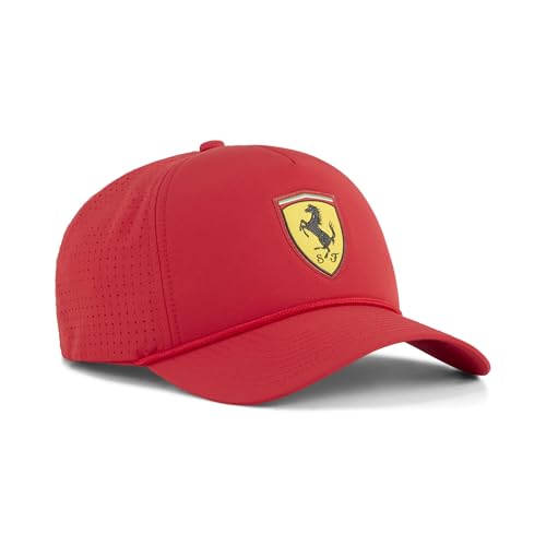 PUMA Erwachsene Ferrari Race Trucker Cap OneSize, Rosso Corsa Red von PUMA