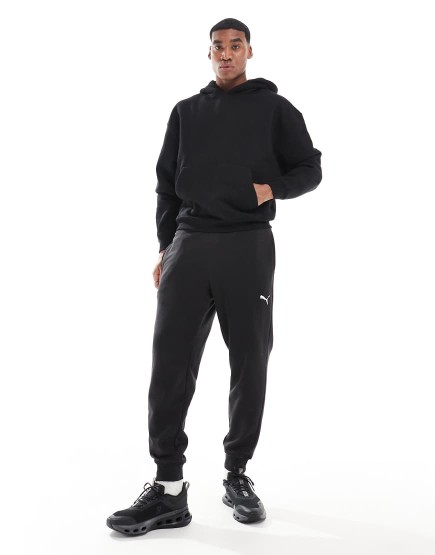 PUMA - Essentials - Jogginghose in Schwarz mit Logo von Puma