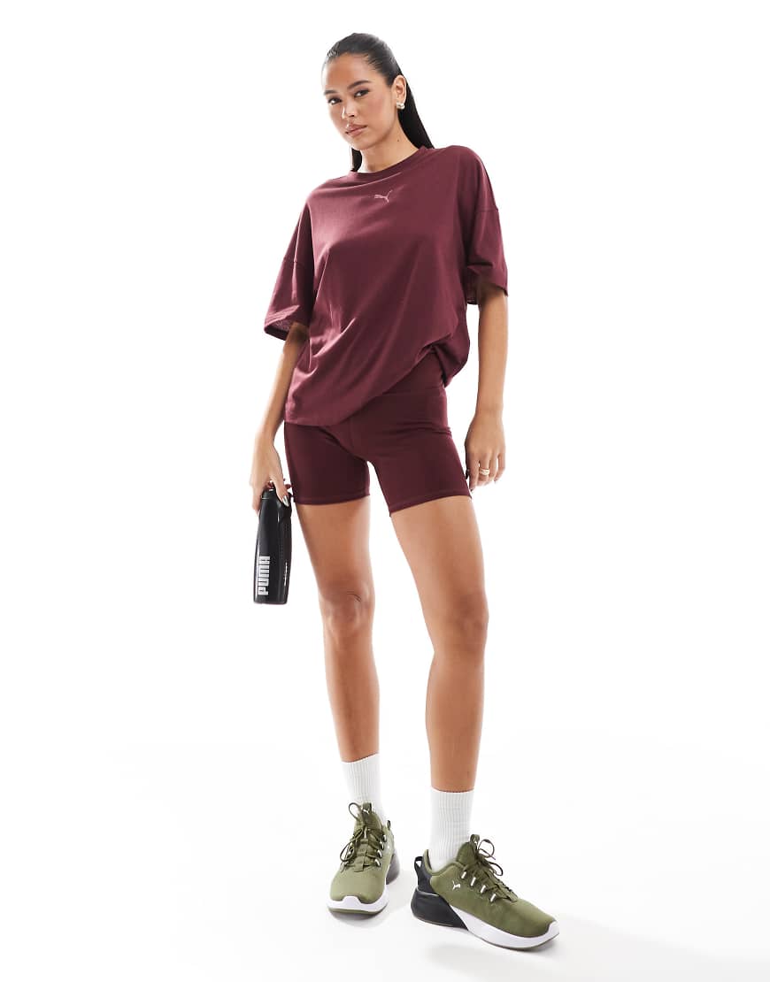 PUMA - Evolve Training - Leggings-Shorts in Burgunderrot, 5 Zoll Schrittlänge-Lila PUMA - Evolve Training - Leggings-Shorts in Burgunderrot, 5 Zoll Schrittlänge-Lila von Puma