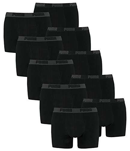 PUMA Herren Boxershorts Unterhosen 521015001 10er Pack, Herren Unterwäsche und Badehose Amazon:L, Artikel:schwarz von PUMA