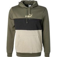 PUMA Herren Hoodie grün Baumwolle von Puma