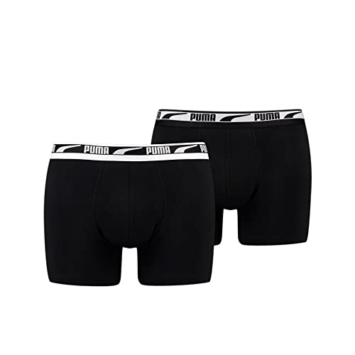 PUMA Herren Puma Men's Multi Logo 2 Pack BOXER, Black Combo, L EU PUMA Herren Puma Men's Multi Logo 2 Pack BOXER, Black Combo, L EU von PUMA