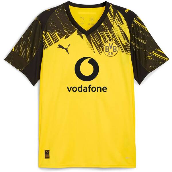 PUMA Herren Shirt BVB Home Jersey Replica with Sponsor 25/26 von Puma