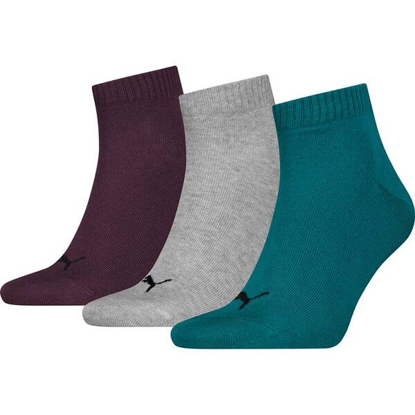 PUMA Herren Socken UNISEX QUARTER PLAIN 3P von Puma