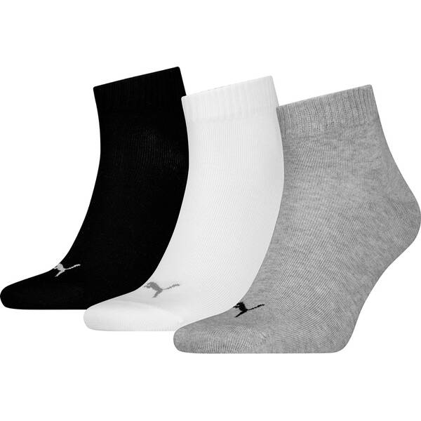 PUMA Herren Socken UNISEX QUARTER PLAIN 3P von Puma