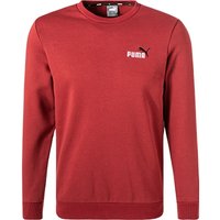 PUMA Herren Sweatshirt rot Baumwolle von Puma