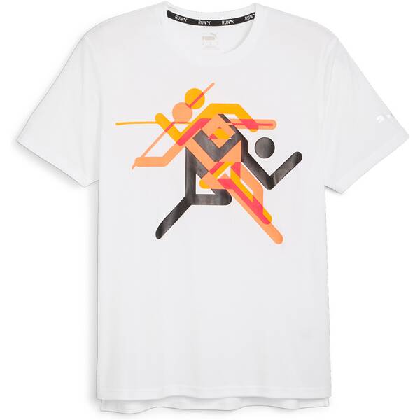 PUMA Herren T-Shirt RUN FASTER ICONS GRAPHIC T von Puma