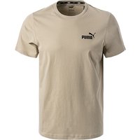 PUMA Herren T-Shirt beige Baumwolle von Puma