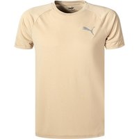 PUMA Herren T-Shirt beige Baumwolle von Puma