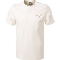 PUMA Herren T-Shirt beige Baumwolle von Puma