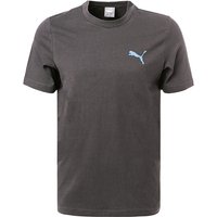 PUMA Herren T-Shirt grau Baumwolle von Puma