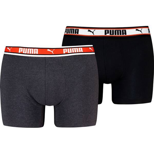 PUMA Herren Unterhose DUAL LOGO BOXER 2P von Puma